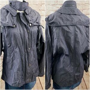 Monoreno nylon blend crinkle jacket